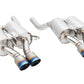 BMW E60 M5 ’05-’10 Supremo Exhaust – Blue Titanium Tips – MR-ABE-BE60M5-BT-R+L