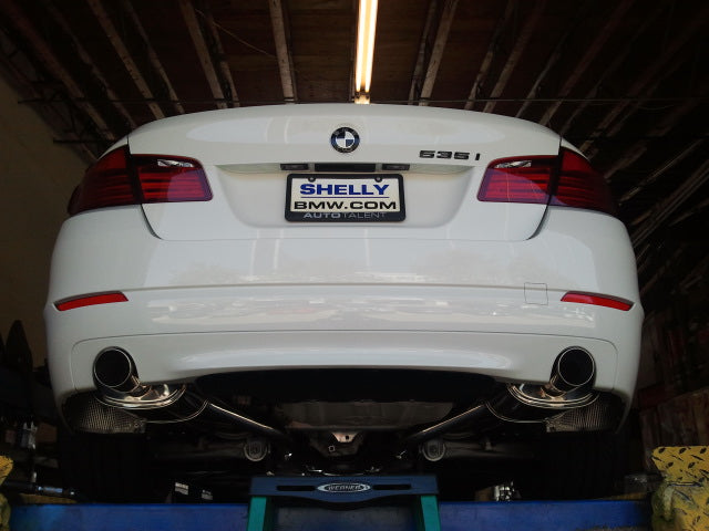 Supremo Exhaust System for BMW F10 5-Series 2011+ – Single Stainless Rolled Tip – MR-ABE-BF10-SRT-RR+RL
