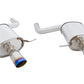 BMW F10 5-Series 2011+ Supremo Exhaust System – Single Burnt Rolled Tip – MR-ABE-BF10-VO-RR+RL