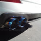 Supremo Exhaust System for BMW F10 2011+ (535i w/ M-Sport Bumper) – Blue Titanium Tips – MR-ABE-BF10V2-BT-RR+RL