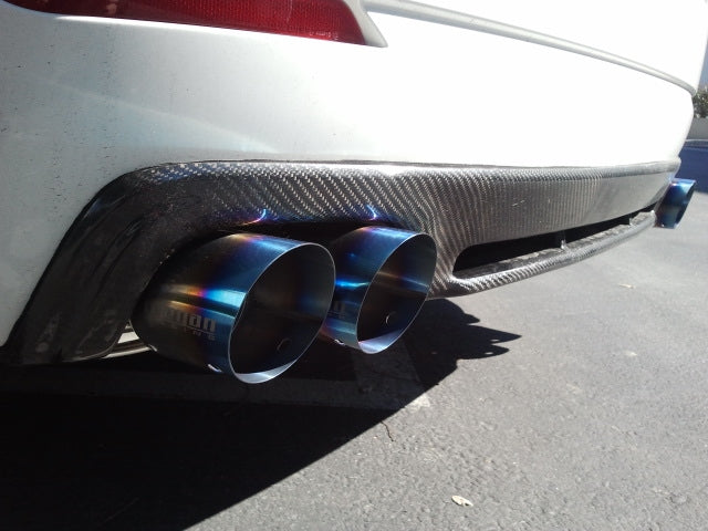 Supremo Exhaust System for BMW F10 2011+ (535i w/ M-Sport Bumper) – Stainless Rolled Tips – MR-ABE-BF10V2-SRT-RR+RL