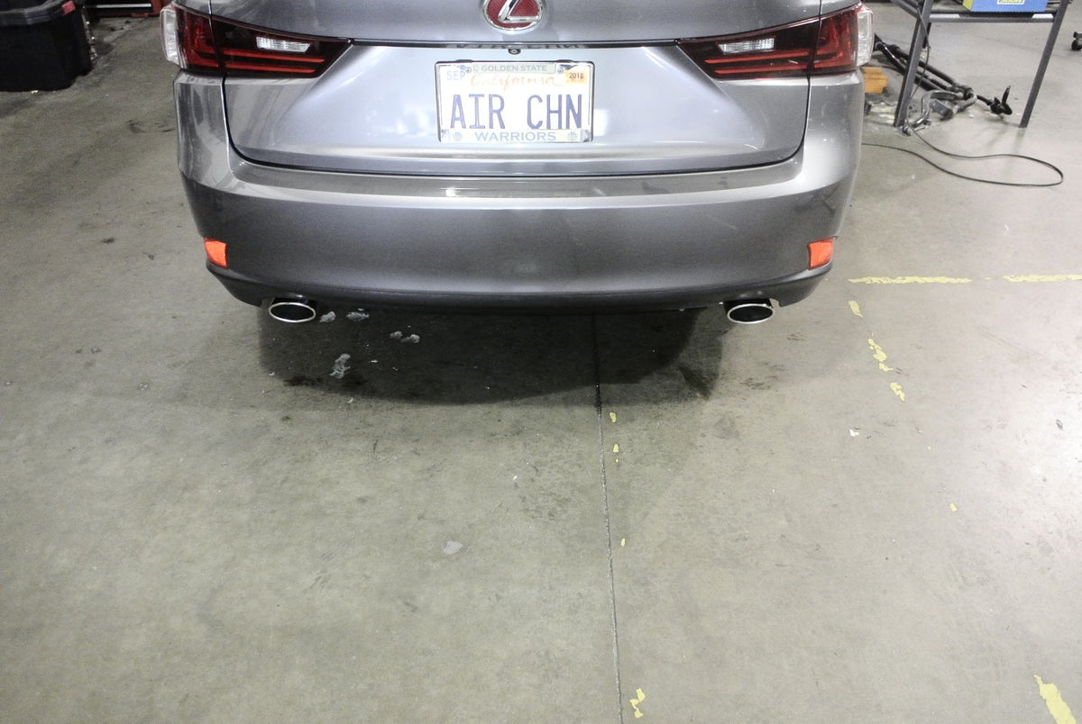 Lexus IS250 2014+ (2.6 V6) Exhaust System (Burnt Roll Tip) – LW-ABE-LI14-VO
