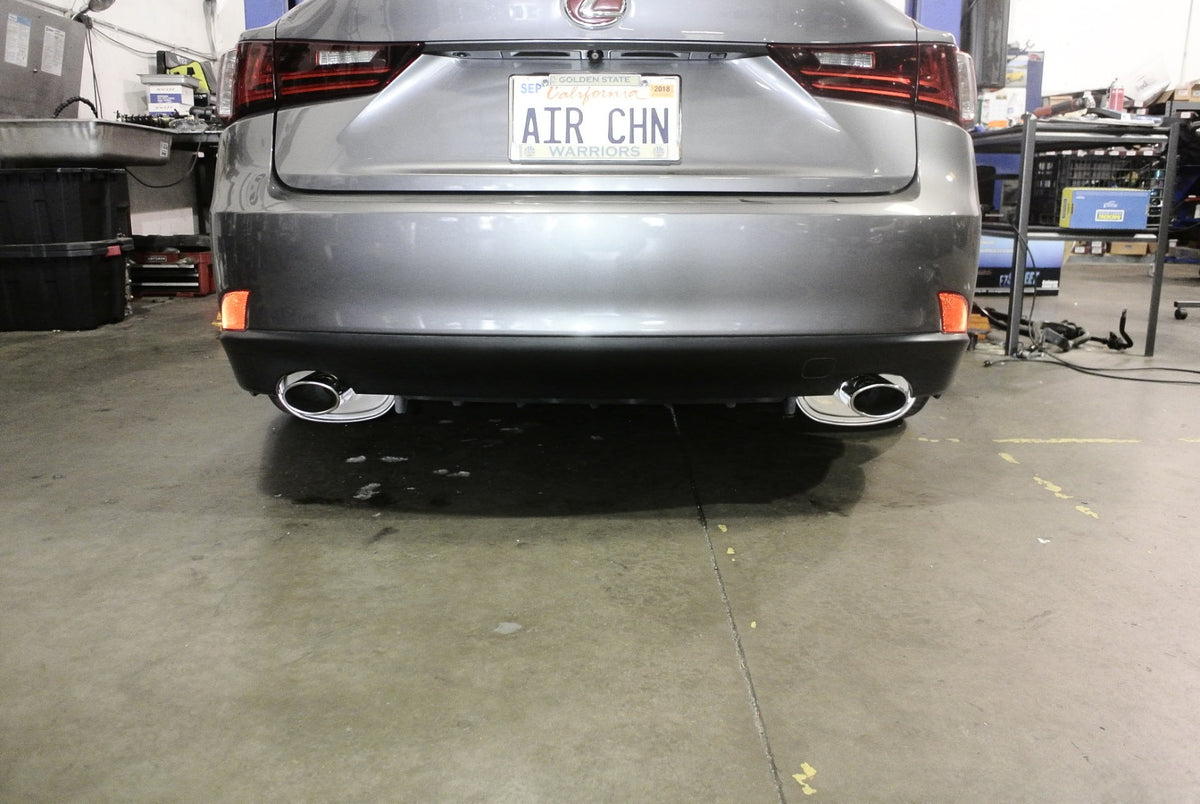 Lexus IS250 2014+ (2.6 V6) Exhaust System (Burnt Roll Tip) – LW-ABE-LI14-VO