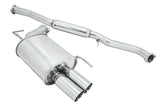 Infiniti G35 Sedan 03-06 (RWD Only) OE-RS Exhaust System – Stainless Rolled Tips – MR-CBS-IG034D-R+M