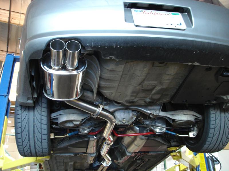 Infiniti G35 Sedan 03-06 (RWD Only) OE-RS Exhaust System – Stainless Rolled Tips – MR-CBS-IG034D-R+M