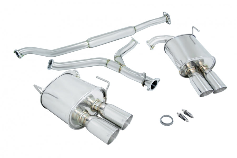 Subaru WRX 2011-2014 Sedan – Stainless Rolled Tips – OE-RS – MR-CBS-SI114D-SRT-R + MR-CBS-SI114D-M