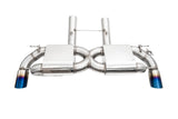 Toyota Supra 19+ OE Type Dual Exit Exhaust System W/ Burnt Blue Tips (3.0L 6-Cyl) – MR-CBS-TS20-OE-R-BT+M