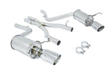Mercedes Benz C-Class C300/C350 V6 Sedan 08-14 – Stainless Rolled Tips – OE-RS – MR-CBS-W204V6-SRT-R+M