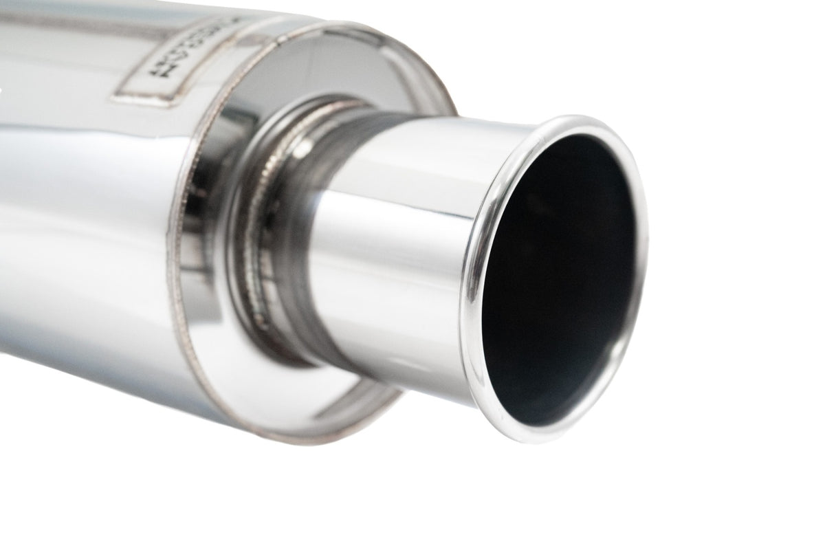 Universal Exhaust Muffler Rolled Tip 2.5″ – LWT-MU-SP25