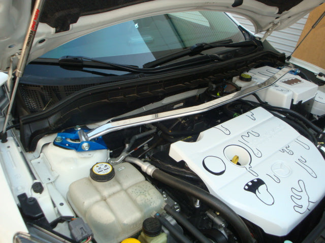 Race-Spec Strut Tower Bars for Mazda 3 10-13 (Excludes Mazdaspeed 3, SkyActive Hatchback Models) – MR-SB-M310FU-1P