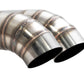 Universal Dual 3″ VIP Exhaust Tip “Blast Pipe” Style (weld-on) – Turn Down – Stainless Tips – LW-UT-FD-D3