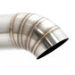 Universal 3″ to 4″ VIP Exhaust Tips “Blast Pipes” Style – Single – Turn Down – Stainless Tip – MR-UT-FD-S4