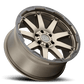 Black Rhino Hard Alloys BR OCEANO 20X9.5 5X127 +6 71 M-BRNZ BLK Wheels