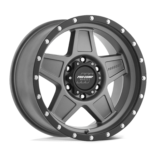 Pro Comp PXA35 17X8.5 6X5.5 DRK-GRY BLK 0MM Wheels