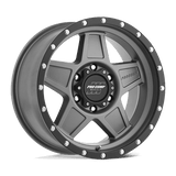 Pro Comp PXA35 17X8.5 6X5.5 DRK-GRY BLK 0MM Wheels
