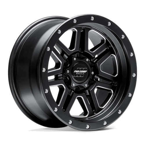 Pro Comp Alloys APEX 20X10 5X5.5 108 -18 S-BLK MILL Wheels