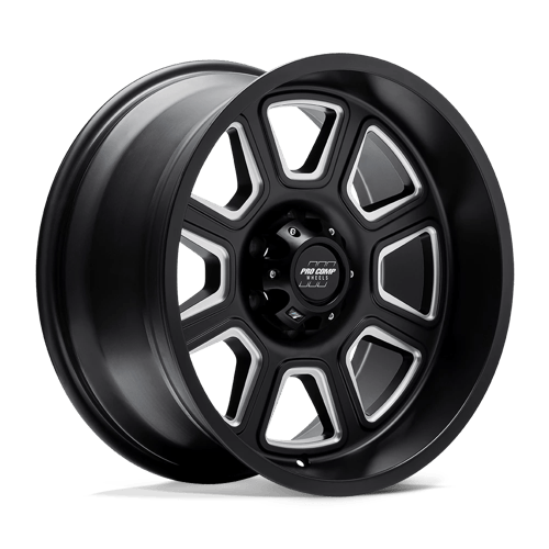 Pro Comp PXA64 20X10 6X5.5 S-BLK MILL -18MM Wheels