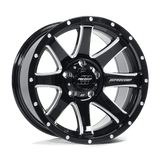 Pro Comp PXA76 17X9 5X5.0 G-BLK MILL -6MM Wheels