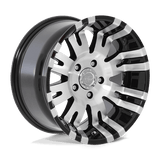 Pro Comp PXA1 17X8 6X5.5 G-BLK MACH 0MM Wheels