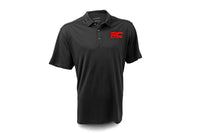 Rough Country Polo | Rough Country Logo | Black | Moisture Wicking | Size Large