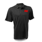 Rough Country Polo | Rough Country Logo | Black | Moisture Wicking | Size Large