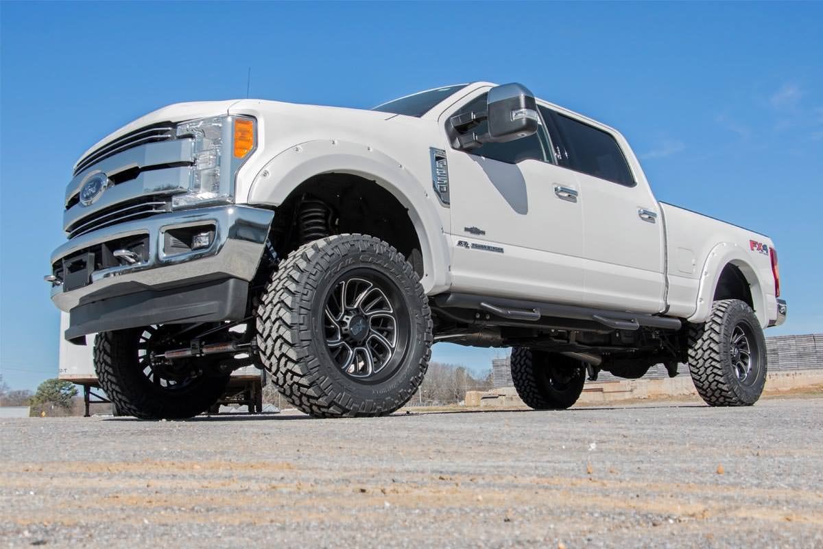 Pocket Fender Flares | YZ Oxford White | Ford F-250/F-350 Super Duty (17-22)