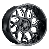 Black Rhino BRRPR 22X11.5 5X5.0 G-BLK-MILL -44MM Wheels