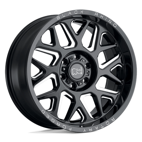 Black Rhino BRRPR 20X9.5 8X6.5 G-BLK-MILL -18MM Wheels