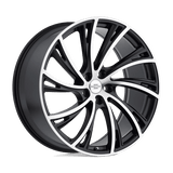 RedBourne RERDB 22X10 5X120 M-BLK MCH-FC 37MM Wheels