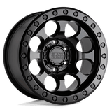 Black Rhino BRRIT 17X9 6X5.5 M-BLK-BLK-BLTS 12MM Wheels