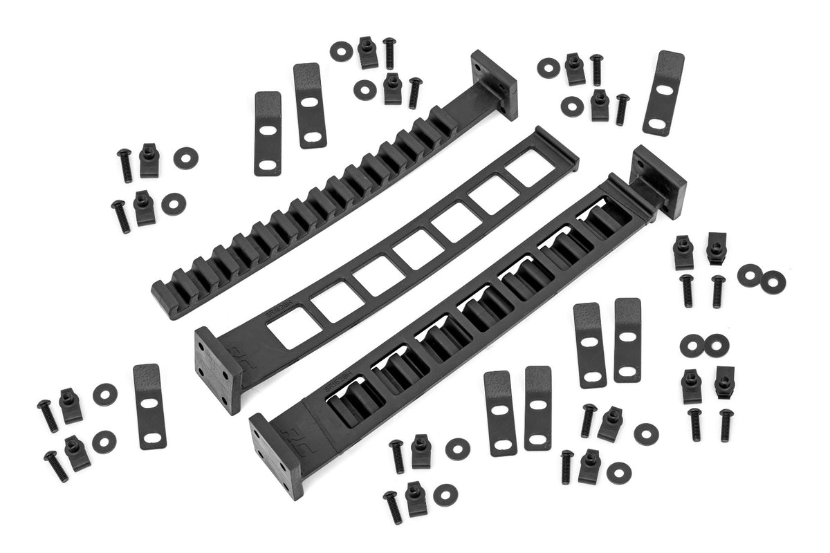 Rubber Molle Panel Clamp Kit | Universal | Up to 15" | 2-Clamp Sets