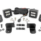 LED Light Kit | Rear Mount | 2" Black Pair | Spot | Polaris Ranger XP 1000