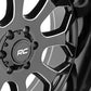 Rough Country 96 Series Wheel | One-Piece | Gloss Black | 20x10 | 8x6.5 | -19mm