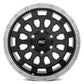 Rough Country 87 Series Wheel | Simulated Beadlock | Black/Machined | 17x8.5 | 6x5.5 | +0mm