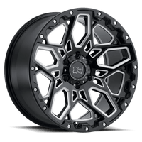 Black Rhino BRSHR 20X9.5 6X5.5 G-BLK-MILL 12MM Wheels