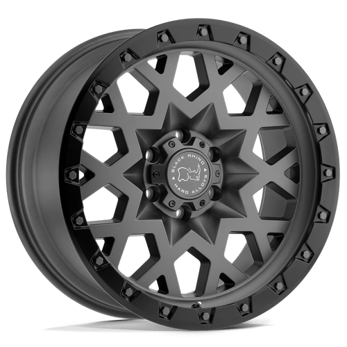Black Rhino BRSPK 18X9.5 5X5.0 M-GNMTL-BLK-LP -18MM Wheels