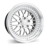ESR SR01 HYPER SILVER/MACHINE LIP 19x9.5 5X114.3 ET15 cb72.6