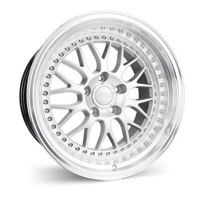 ESR Wheels SR01 HYPER SILVER/MACHINE LIP 19x8.5 5X114.3 ET30 cb72.6