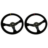 Steering wheel 350mm Deep dished suede