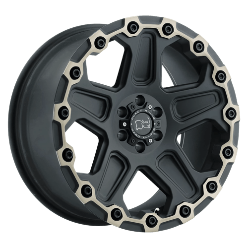 Black Rhino Hard Alloys BR COG 20X9.5 5X127 -18 71 M-BLK MCH Wheels