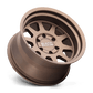 Black Rhino Hard Alloys STADIUM 17X9.5 6X5.5 112 -18 M-BRNZ (RF) Wheels