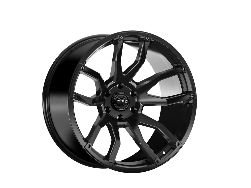 Torque Impact | Satin Black| 20x9 | 6x135 | -12mm