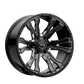 Torque Prime | Gloss Black w/Milled Accent | 20x9 | 6x5.5 | -12mm