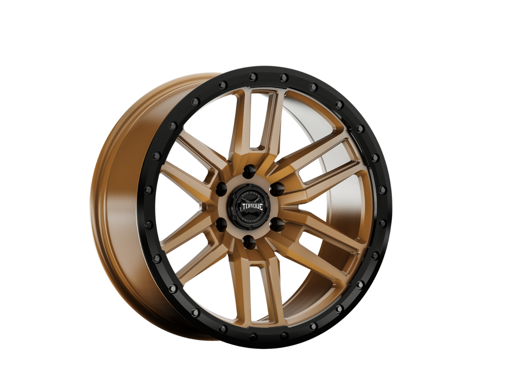 Torque Pritchett | Bronze w/Black Lip | 18x9 | 6x5.5 | -12mm