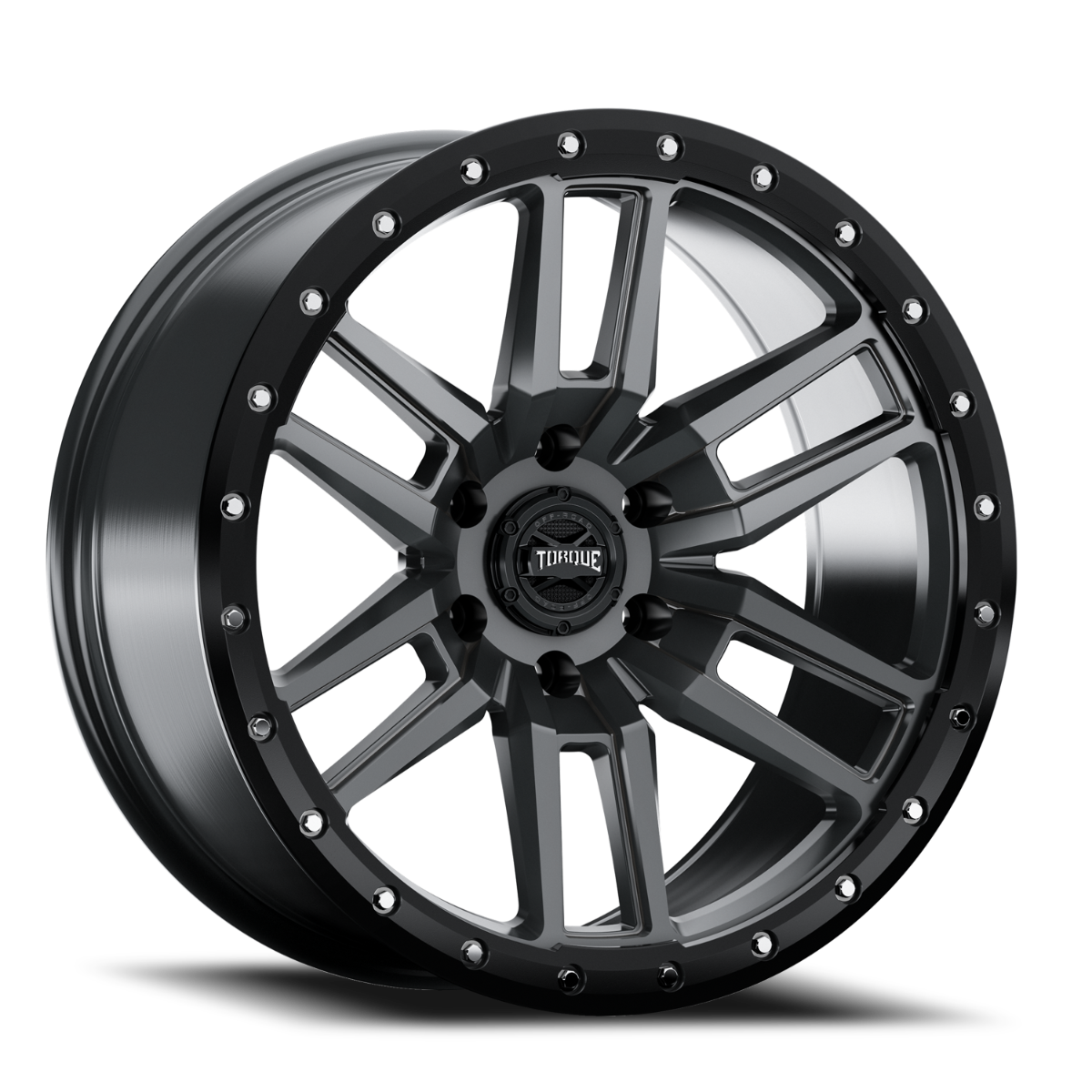 Torque Pritchett | Anthracite w/Black Lip | 17x9 | 6x5.5 | 0mm