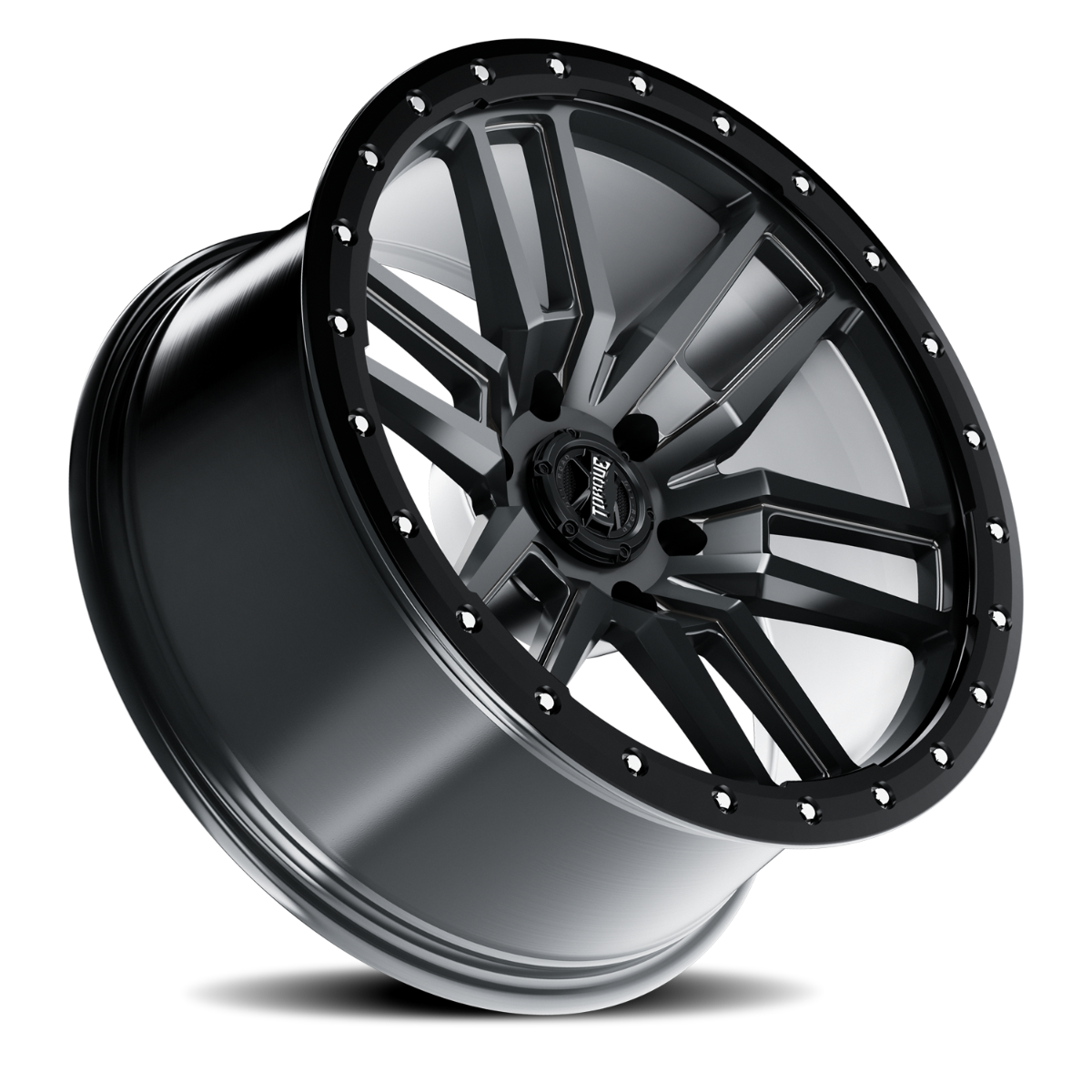 Torque Pritchett | Anthracite w/Black Lip | 20x9 | 6x5.5 | -12mm