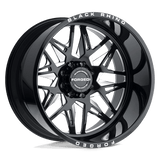 Black Rhino BRTWS 22X14 5X5.0 G-BLK-MILL -76MM Wheels