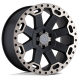 Black Rhino Hard Alloys BR WARLORD 17X8 5X114 +35 76 M-BLK DDT Wheels