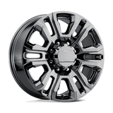 Performance Replicas PR207BC 20X8.5 8X6.5 125.2 BLK-CHR 15MM Wheels