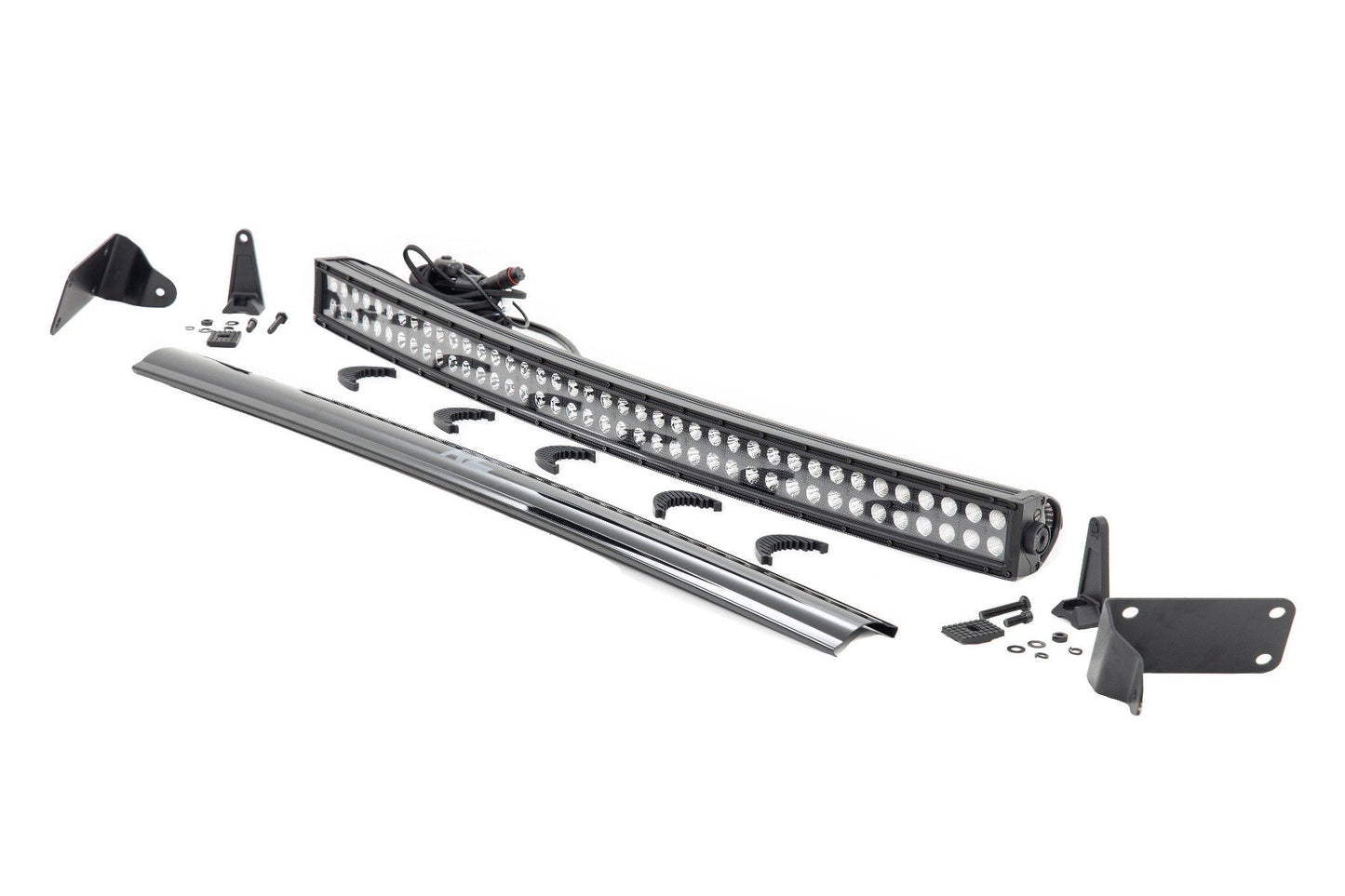 LED Light Kit | Bumper Mount | 40" Black Dual Row | Ram 2500/3500 4WD (11-18)